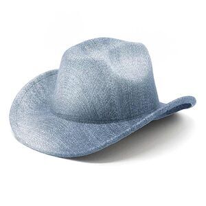 1188 Denim Cowboy Hat Y2k Western For Women Men Washed